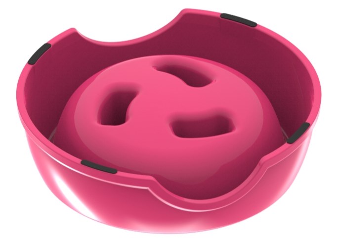 Dog Feeder Slow Eating Pet Bowl EcoFriendly Durable NonToxic Preventing Choking Healthy Design Bowl for Dog Pet
