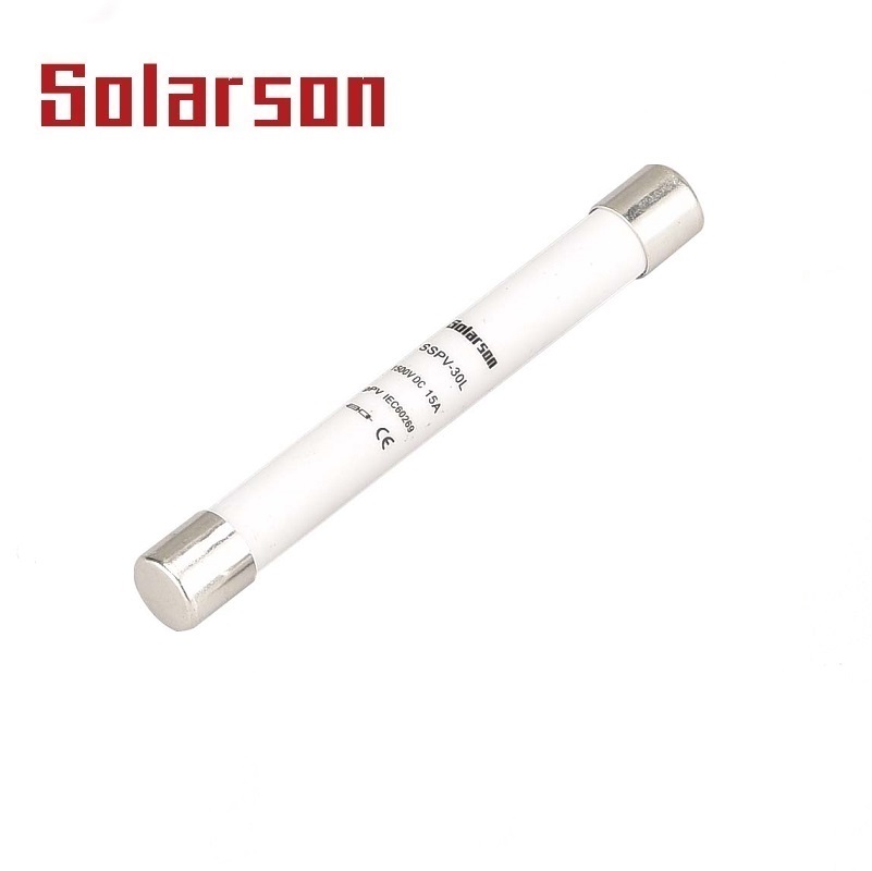 10X85mm 1500VDC High quality extreme fuse heating element thermal glass and ceramic1A2A3A35A4A5A6A8A10A12A15A