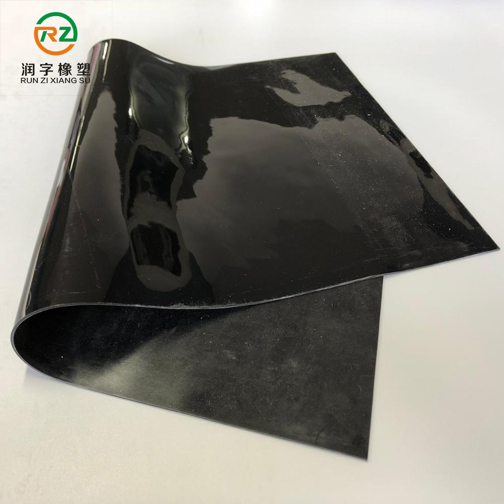 3mm thick silicone rubber sheet black thin black rubber sheet