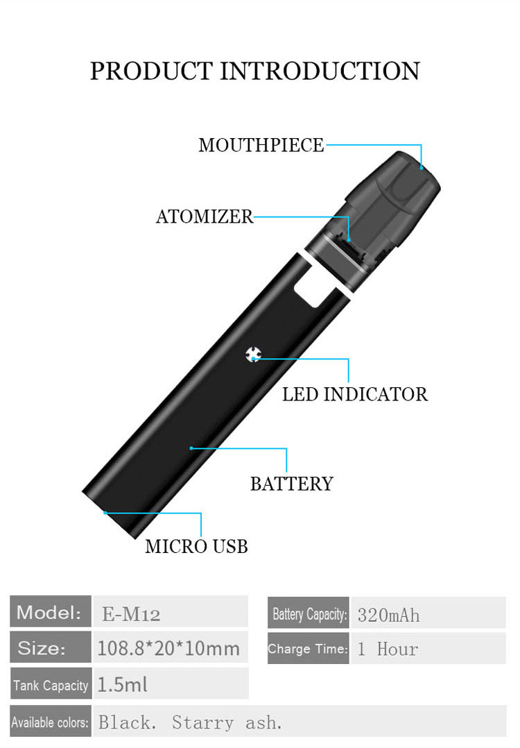 Hot Selling Factory New Electronic Cigarette Wholesale Mini Best Vape Pen