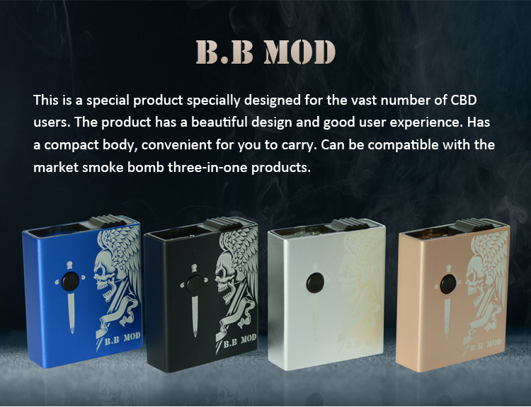 Mini Box Mod Kit 350mah 510 Thread Cbd Cartridge Battery Vape Mod Popular Electronic Cigarette