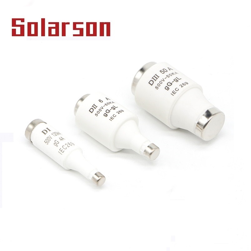 DIN D01 D02 D03 fuse for industrial protection 400VAC 500VAC 690VAC