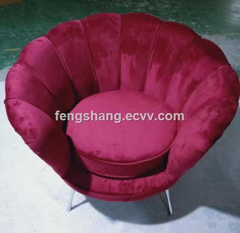 Modern Velvet Living Room Fabric Home Furniture Chair