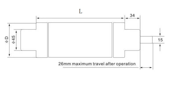 72KV high voltage current limiting fuse for Transformer Protection 315A40A50A63A80A100A125A150A160A200A 250A