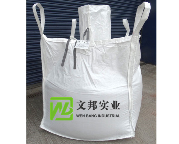 Bulk Bags with filling spout bottom flatsideseam loops