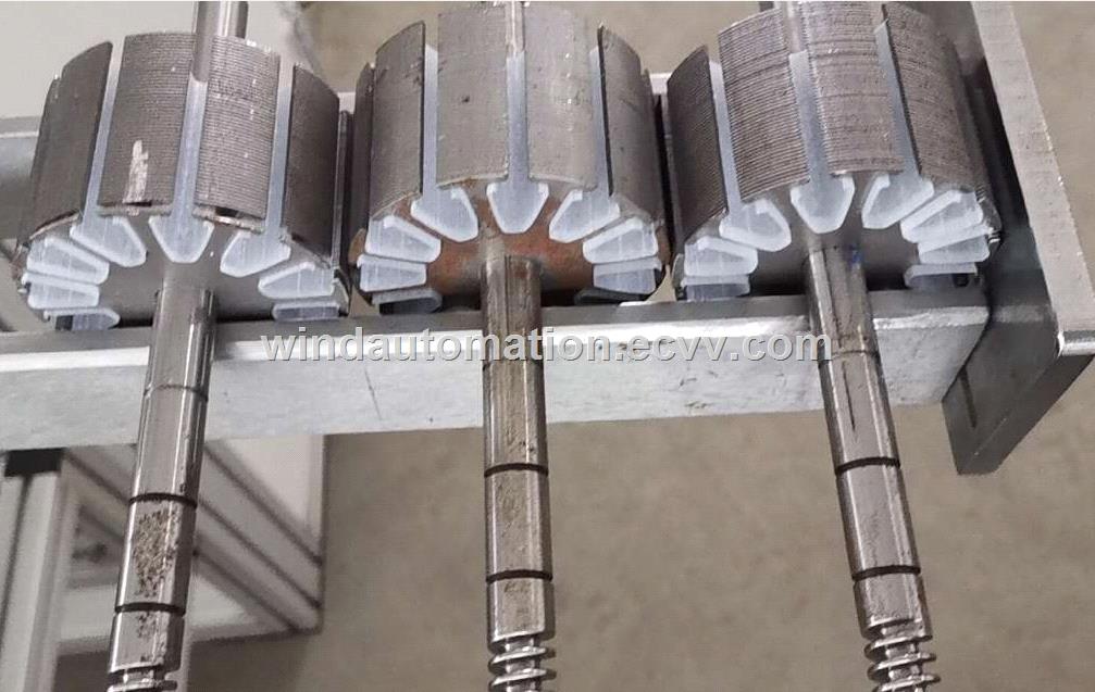 Armature Slot Cell Paper Inserting Machine 05 To 08 Second Per Slot DC Motor