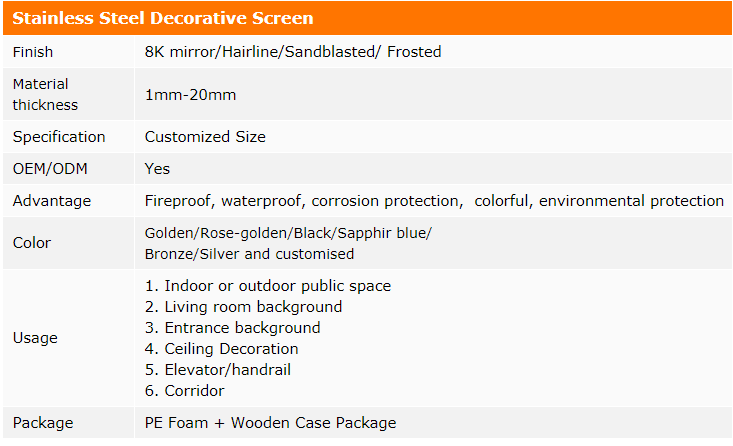 Home Decorinterior decorative productstainless steel screenroom divider room partition 201304 stainless steel
