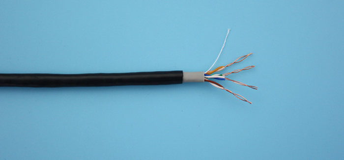 Outdoor Network Cable Cat5e UTP Copper Conductor Waterproof Lan Cable