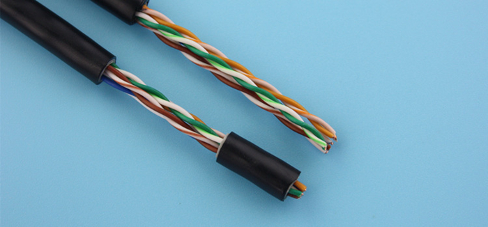 Outdoor Network Cable Cat5e UTP Copper Conductor Waterproof Lan Cable