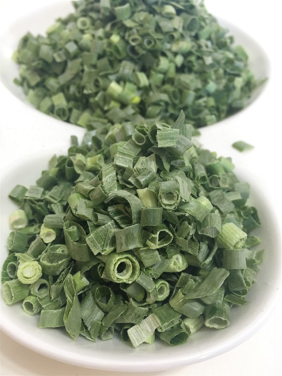Factory price freeze dried green onion spring onion dried leeks from China supplier