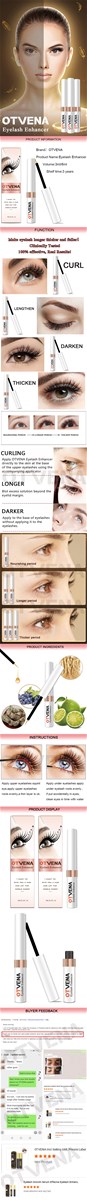 Organic Eye Lash Growth Serum Tube
