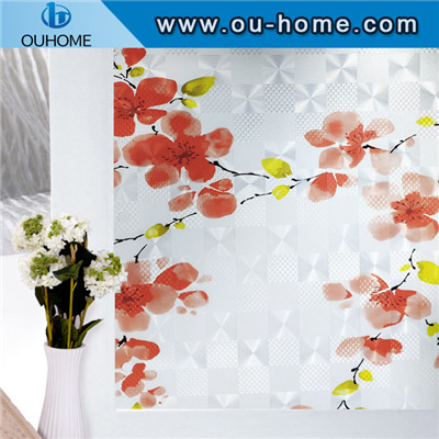 H12439 Printed Decorative Privacy Static Window Film