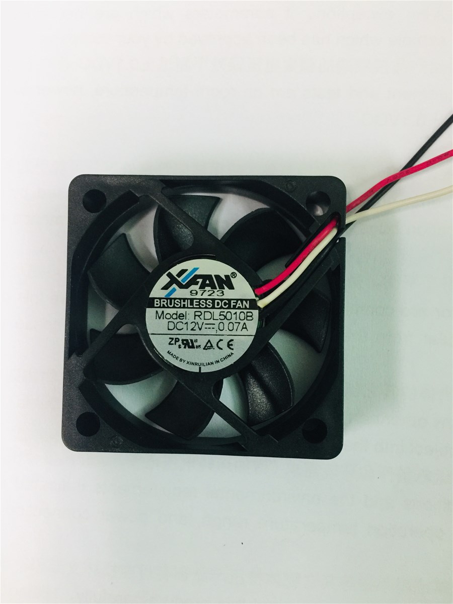 DC cooling fan size 50x50x10mm 12V 3500RPM 007A