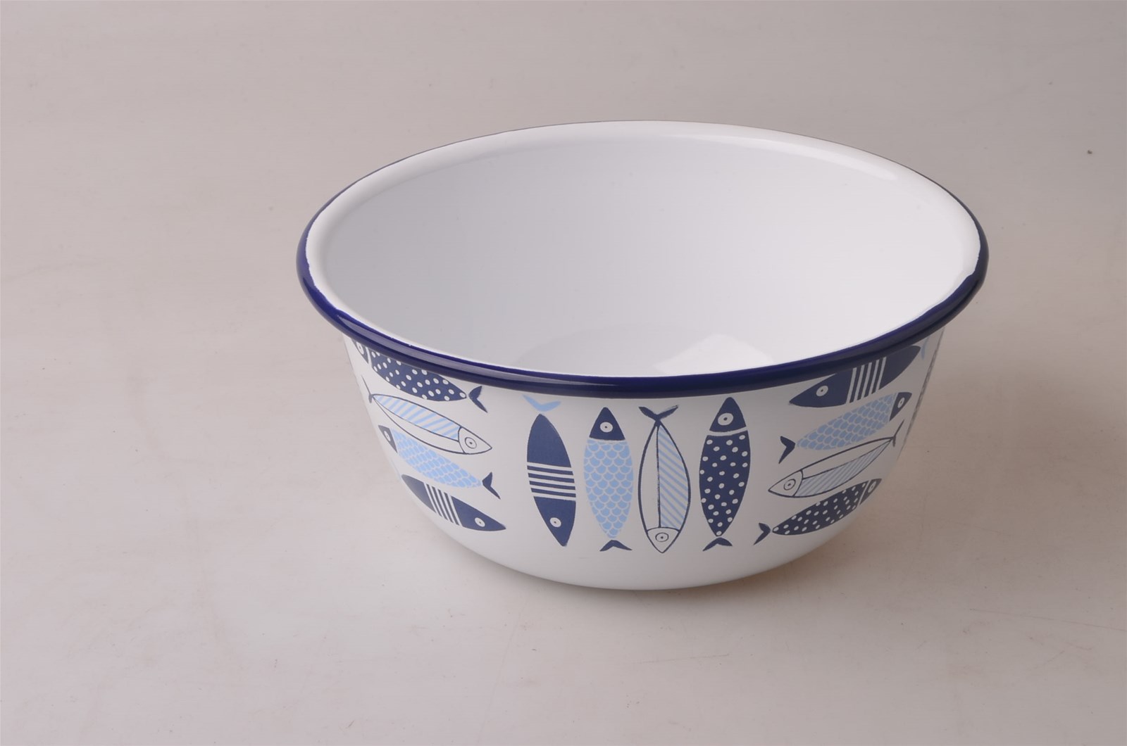 Fish Enamel cash bowl metal salad bowl