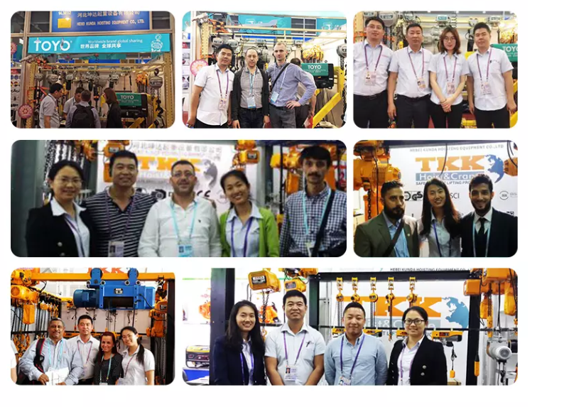 China Manufacturer Electric Chain Hoist with Electric Trolley Manufacturer suppie