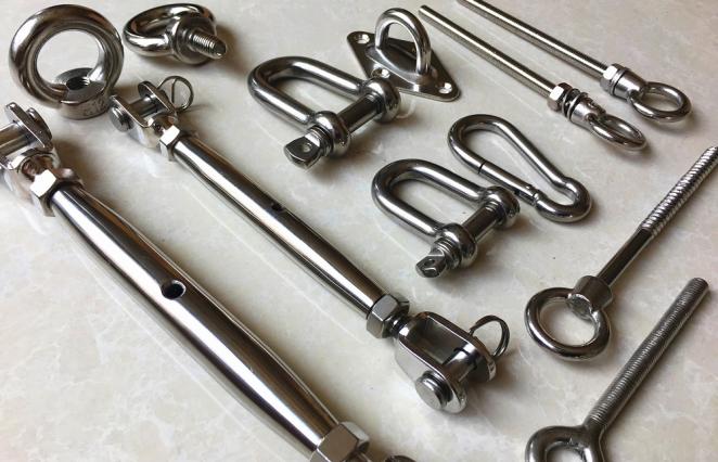 Stainless Fabric Tensile Structure Hardware Kits Accessories