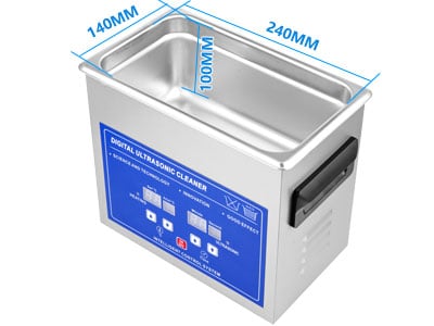 3L Digital Heated Sonic Bath Ultrasonic Jewelry Cleaner