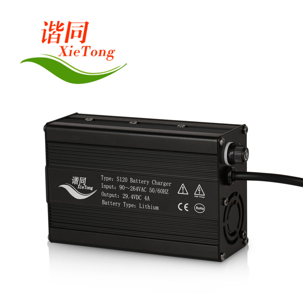 36V 10Ah battery charger OEM customerized with Aluminium Alloy housing for electric scooter with CERohs