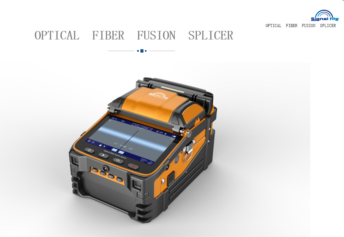 AI9 Multilanguage Automatic Six Motors Intelligent FTTH Fiber Optic Splicing Machine Optical Fiber Fusion Splicer