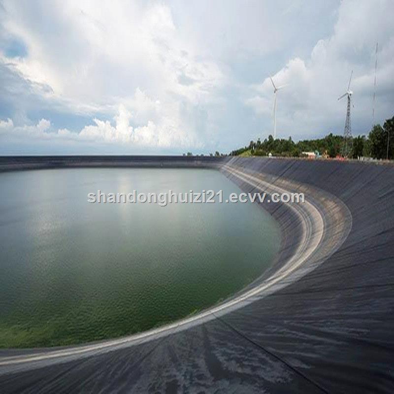 high quality HDPE geomembrane used in aquaculture farm