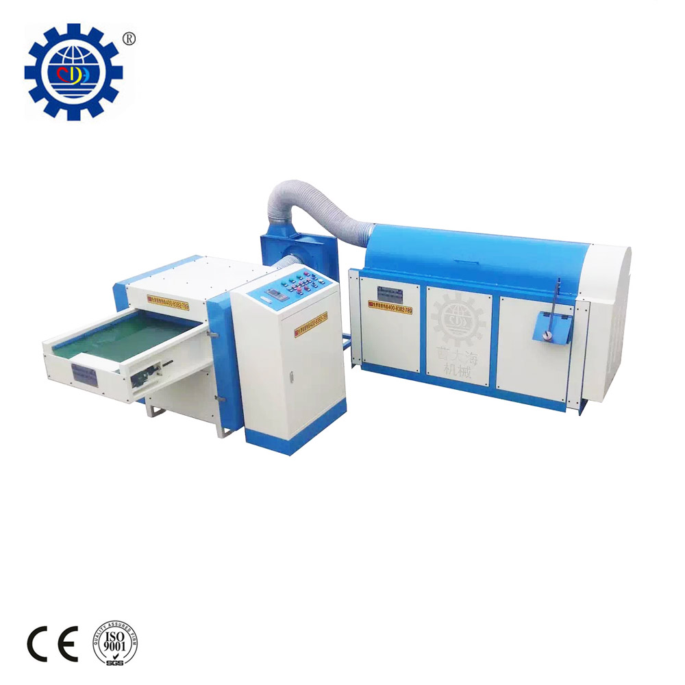 Ball fiber machine for fillling