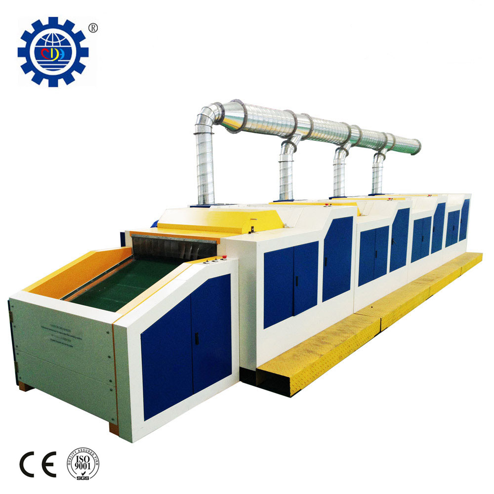 Textile waste recycling machine