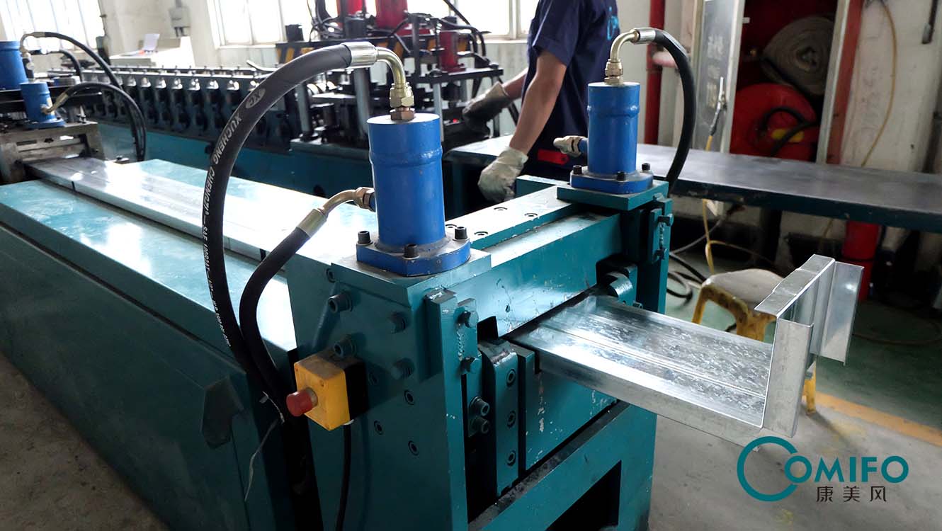 Volume damper production line Fire damper machine