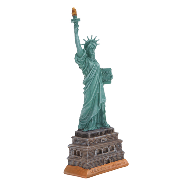 Polyresin figurine Statue of liberty souvenirs home decoration