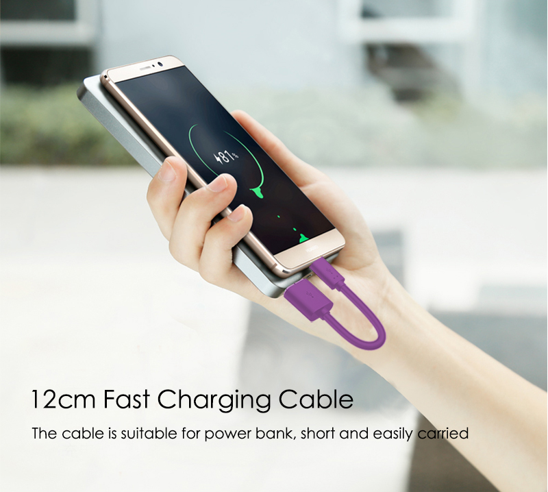 Short cablepower bank is more convenient to use