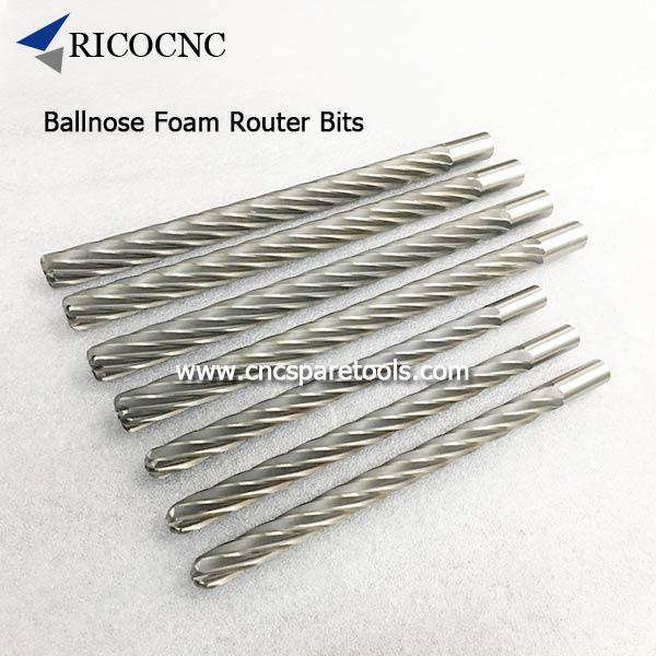 Ballnose Foam Router Bits for EPS Poly Foam Cutting