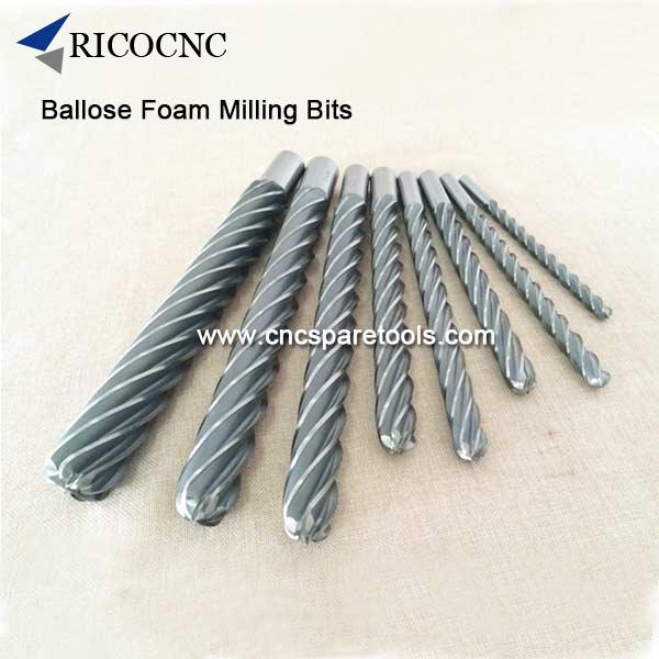 Ballnose Foam Router Bits for EPS Poly Foam Cutting