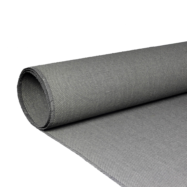 Calcium Silicate Coated Glass Fabric cloth high quality antifiber fraying covers 1400gm2 15mm