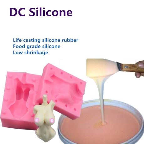 Food Gade Good Textue Soft Liquid Life Casting Silicone Rubber