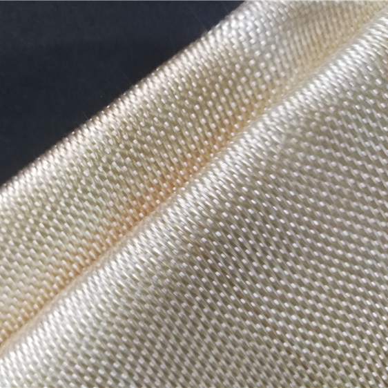 Heat treated fiberglass fabric cloth high qualityinsulation fireproof color golden HT800