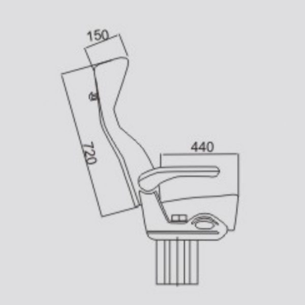 Bus Seat with High Quality in Fabric Materials