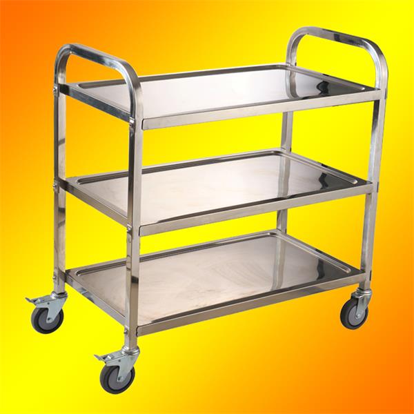 stainless steel serving trolley kitchen furniture hand carts