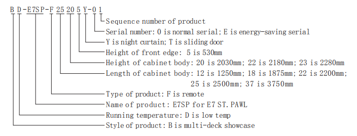 Supermarket Combined Freezer Commercial Refrigerator E7 ST PAWL