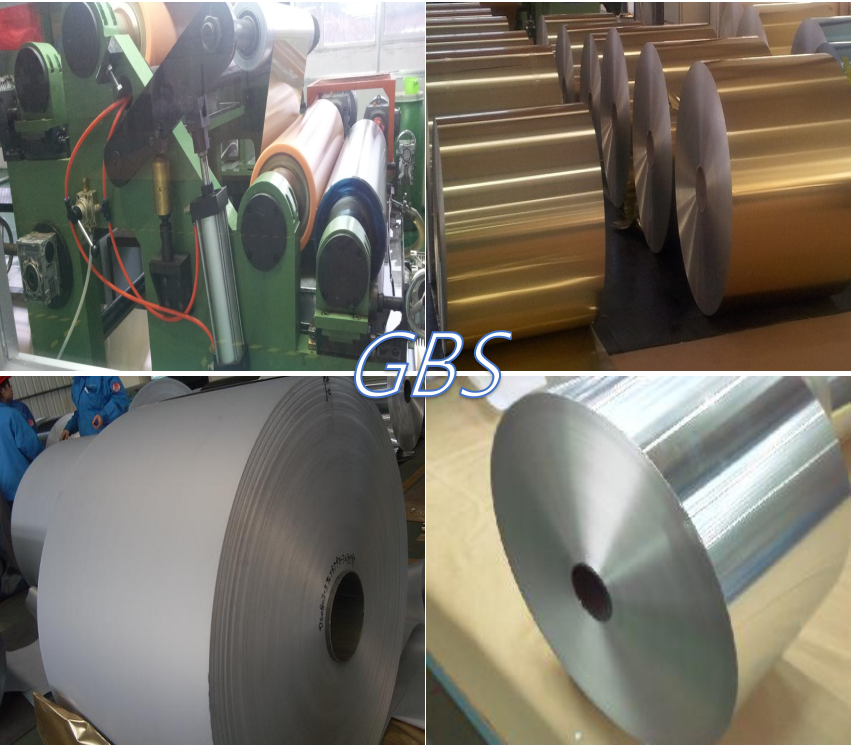 aluminium hydrophlic finstock with color of blue golden