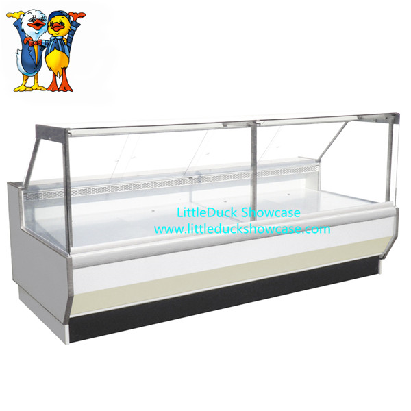 Commercial Glass Counter Display Showcase Refrigerator
