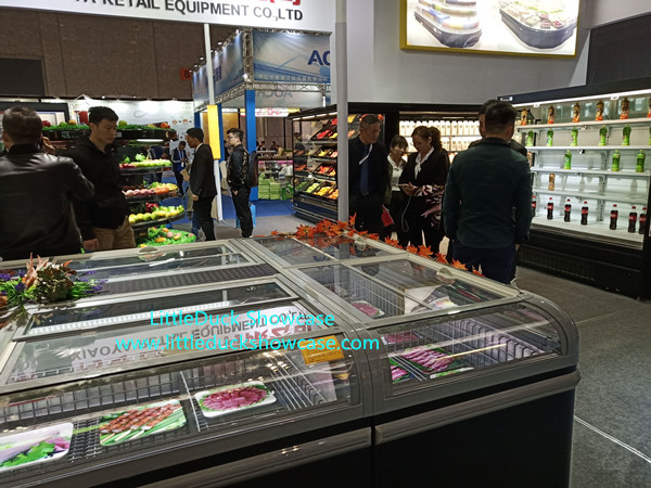 Large Capacity Supermarket Deep Freezer Display Cabinet