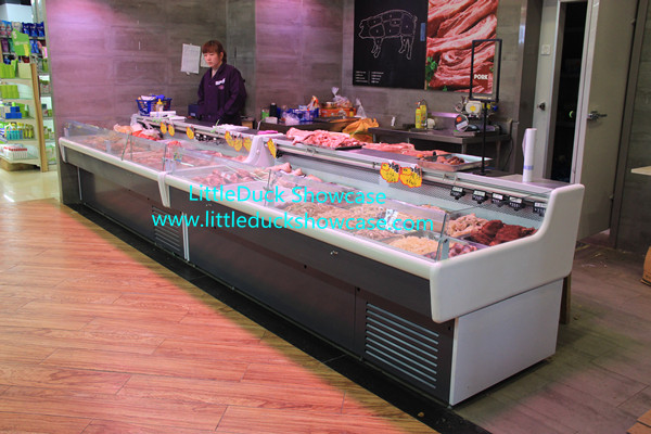 Supermarket Fresh meat Refrigerated Display Case