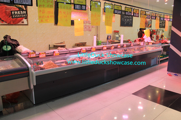Supermarket Fresh meat Refrigerated Display Case