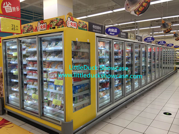 Supermarket MultiDeck Upright GlassDoor Freezer