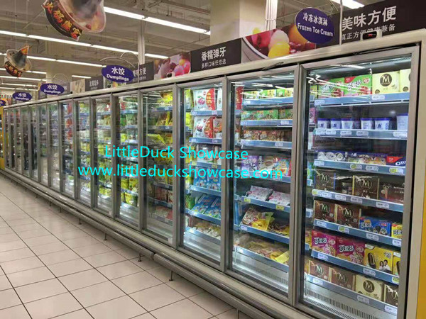 Supermarket MultiDeck Upright GlassDoor Freezer