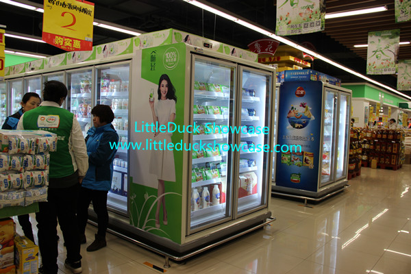 Supermarket MultiDeck Upright GlassDoor Freezer