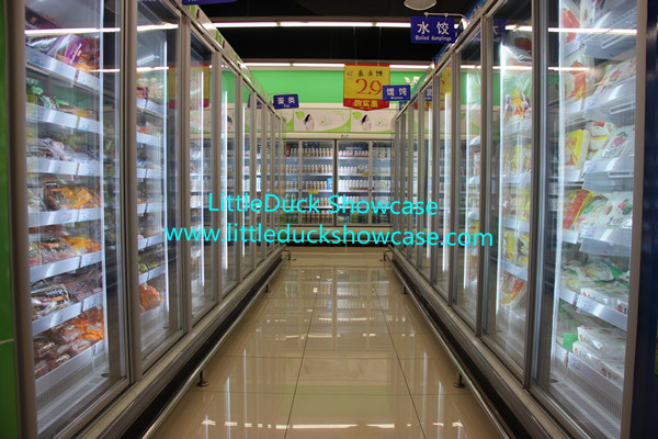 Supermarket MultiDeck Upright GlassDoor Freezer