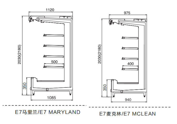 Supermarket Refrigerated Multideck Showcase