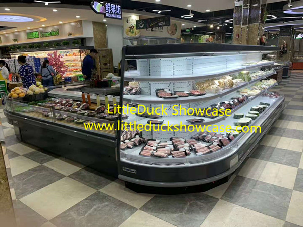 Supermarket Retail Island Refrigerated Display Cabinet