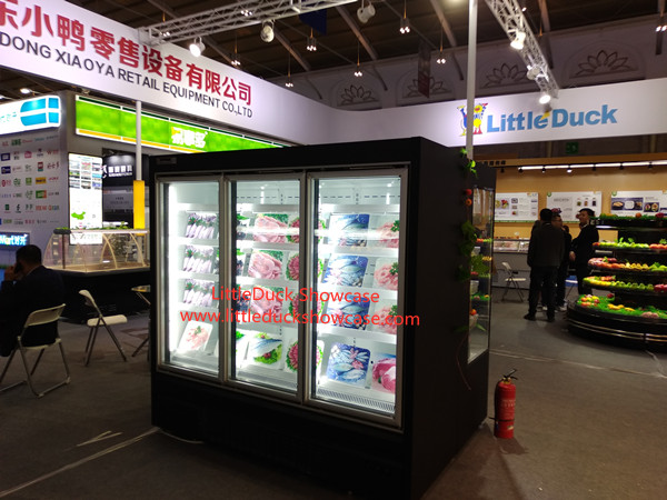Supermarket Upright glass door freezer