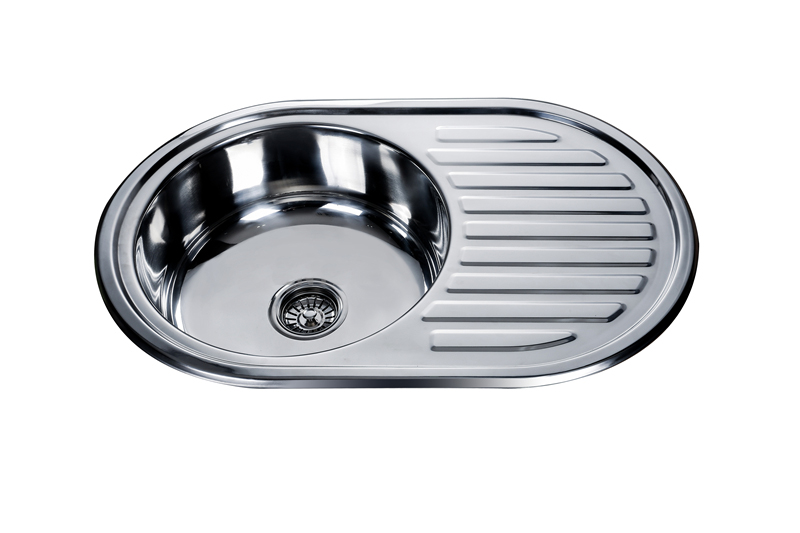 15050CM one piece drawing stainless steel sink